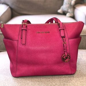 Hot Pink Michael Kors Shoulder Bag
